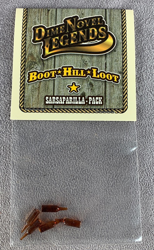 Dime Novel Legends Boot Hill Loot Pack #6 – 4" 1:18 Scale Action Figure Set, Perfect For Collectors & Dioramas